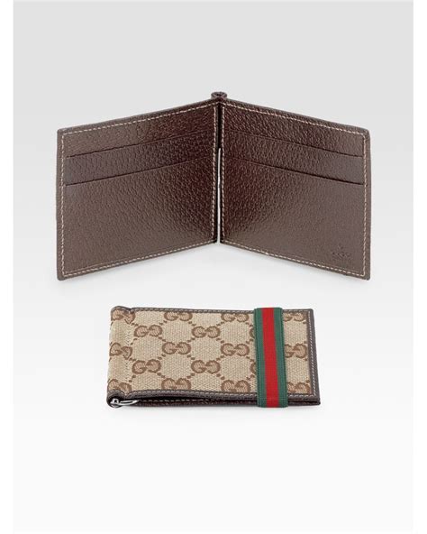 gucci geldscheinklammer|gucci gg money clip wallet.